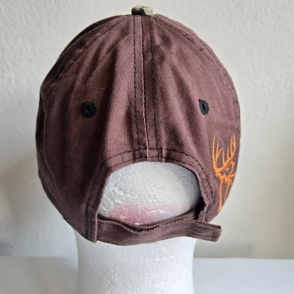 Buck Commander Hat Cap Mens Brown Camo Strapback Embroidered Logo‎